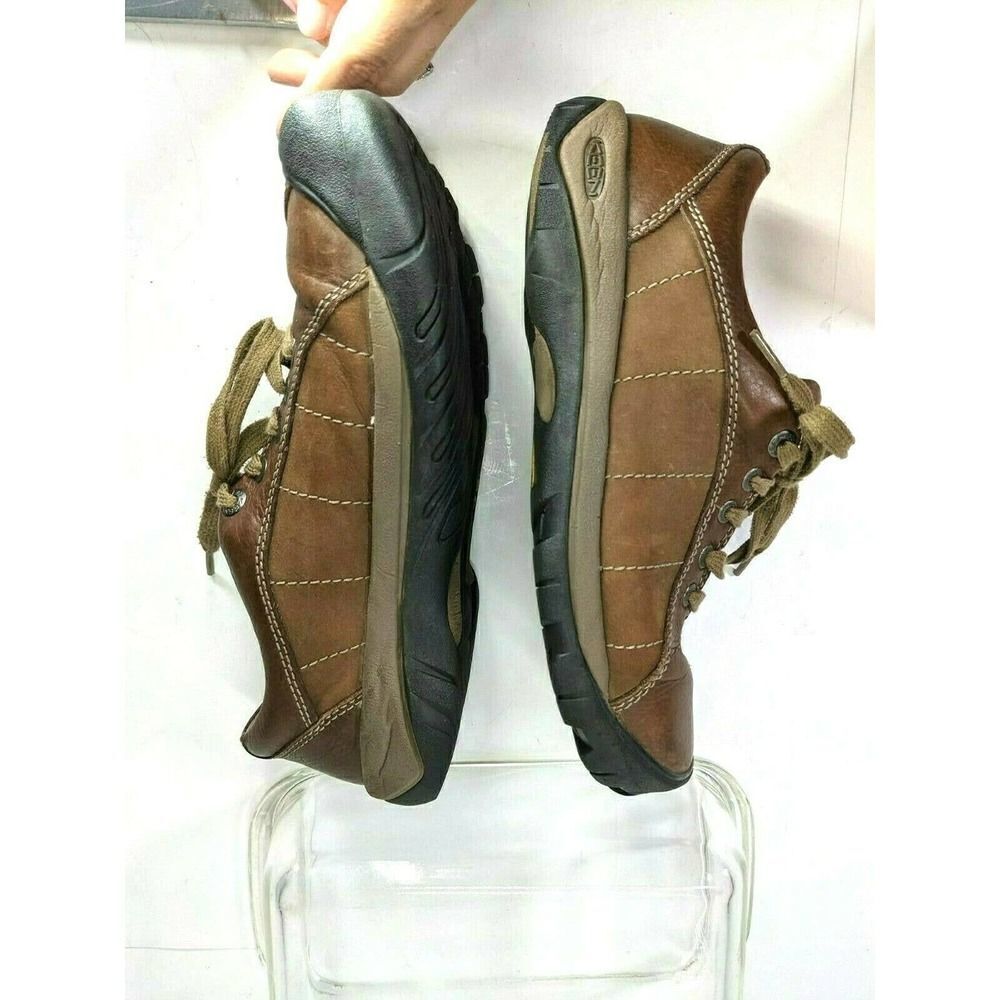 Keen Women’s Size 10 US Presidio Hiking Shoe Bootie Walking Brown Tan Lace Up - Picture 5 of 12